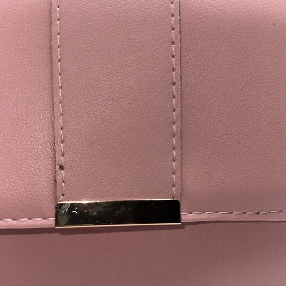 Retro, light, soft pink fashionable small flap crossbody bag - Picture 14 of 15